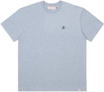Rvlt Revolution T-shirt Loose T-Shirt 1310 FIX Lightblue-Mel
