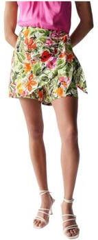 Salsa Bloemenprint High Waist Shorts Multicolor Dames