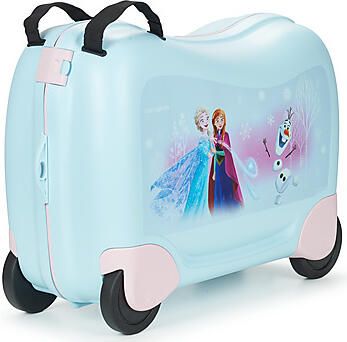 Samsonite Kinderkoffer Dream2Go Ride-on Trolley Disney Frozen Kinder reis koffer handbagage om op te zitten en te trekken