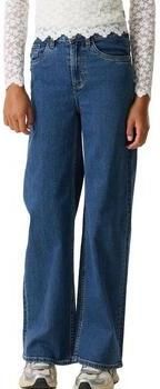 Garcia high waist wide leg jeans Annemay medium used Blauw Meisjes Stretchdenim 164 - Foto 6