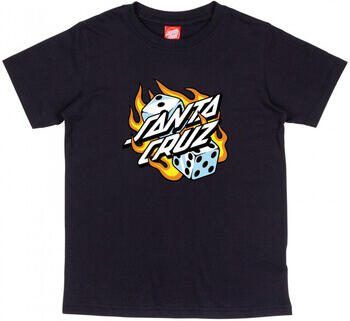 Santa Cruz T-shirt Youth flaming dice dot t-shirt