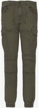Schott NYC Cargo Stretch Multipocket Broek Green Heren - Foto 1