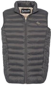 Schott NYC Vests Gray Heren