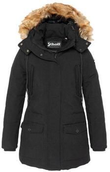 Schott NYC Parka met afneembare capuchon Tons: Zwart Black Dames