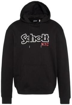 Schott NYC Iconische Sidney Hoodie Zwart Black Heren