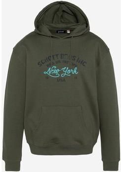 Schott NYC Hoodie Spencer Groen Green Heren