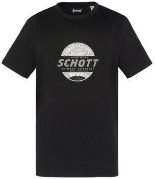Schott T-shirt Korte Mouw