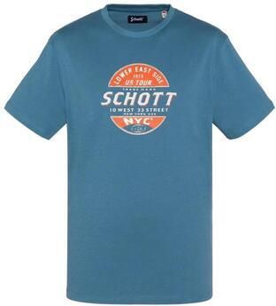 Schott T-shirt Korte Mouw
