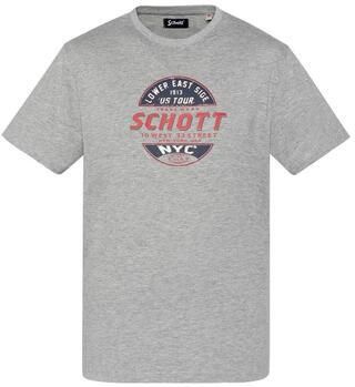 Schott T-shirt Korte Mouw