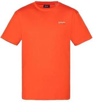 Schott T-shirt Korte Mouw RODE