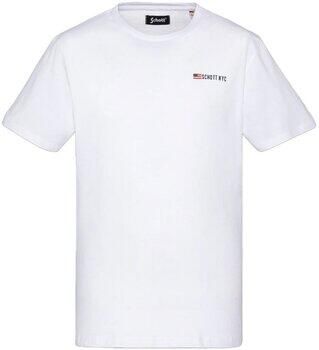 Schott T-shirt Korte Mouw TSFLAGARMY