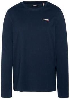Schott T-Shirt Lange Mouw