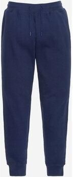 Schott NYC Fleece Jogger Broek Jess Blauw Blue Heren