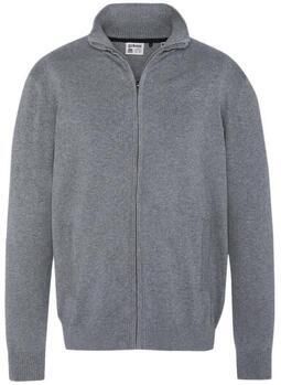 Schott NYC Cardigan met rits en zakken Gris Collectie Gray Heren