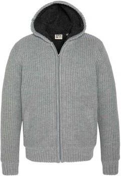 Schott NYC Ritsrits Hoodie met Capuchon Gray Heren