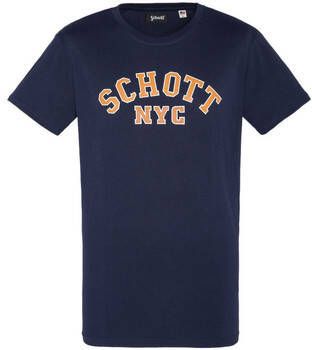 Schott T-shirt Korte Mouw