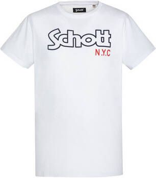 Schott T-shirt Korte Mouw