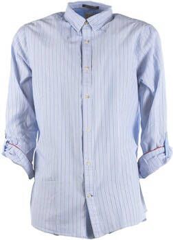 Scotch & Soda Overhemd Lange Mouw Scotch & Soda Regular-Fit Poplin Shirt With Sleeve Roll-Up