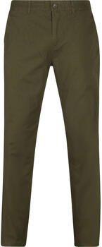 Scotch & Soda Broek Scotch & Soda Chino Stuart Olijfgroen