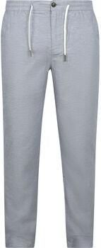 Scotch & Soda Broek Scotch & Soda Chino Warren Cotton Linen Blauw - Foto 3