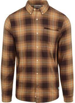 Scotch & Soda Overhemd Lange Mouw Scotch & Soda Overhemd Ruit Bruin