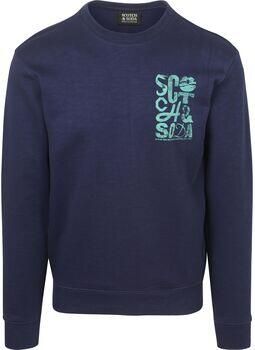 Scotch & Soda Sweater Scotch & Soda Sweater Logo Navy