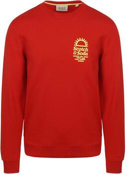 Scotch & Soda Sweater Scotch & Soda Sweater Print Rood