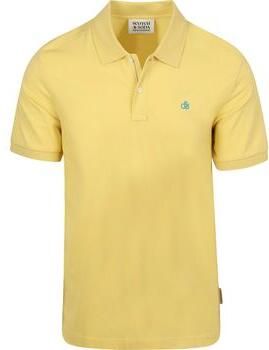Scotch & Soda T-shirt Scotch & Soda Core Piqué Polo Geel