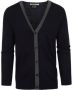 Scotch & Soda Scotch and Soda Vest Wol Blend Navy Blauw Heren - Thumbnail 1