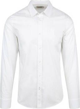 Scotch & Soda Overhemd Lange Mouw Scotch & Soda Slim-Fit Overhemd Wit