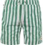 SCOTCH & SODA Heren Zwembroeken Mid Length Batik Stripe Printed Swimshort Groen - Thumbnail 2