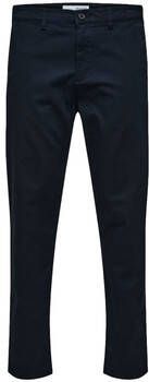 Selected Broek Noos Slim Tape New Miles Pants Dark Sapphire