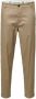 SELECTED HOMME Heren Broeken Slhslimtape-repton 172 Flex Pa Beige - Thumbnail 3
