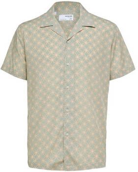 Selected Overhemd Lange Mouw Reg. Air Shirt Desert Sage