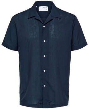 Selected Overhemd Lange Mouw Reg. Air Shirt Sky Captain
