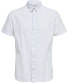 Selected Overhemd Lange Mouw Regnew-Linen White