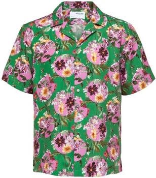 Selected Overhemd Lange Mouw Relax Liam Shirt Jolly Green