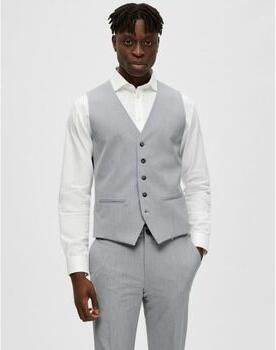 Selected Blazer 16089406 LIAM WCT FLAX-LIGHT GREY MELANGE