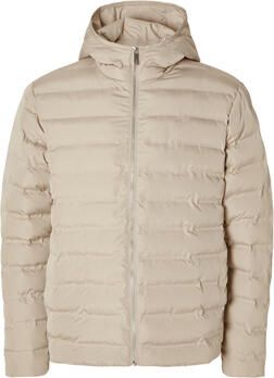 Selected Donsjas Barry Quilted Hooded Jacket Pure Cashmere