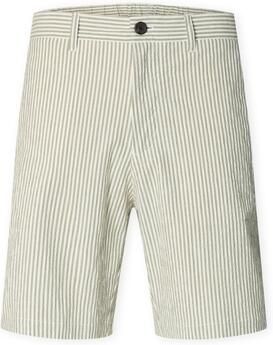 Selected Korte Broek Noos Regular-Karl Shorts Deep Lichen Green Egret
