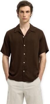 Selected Homme Regular fit vrijetijdsoverhemd van een mix van lyocell en linnen model 'REGNOA'