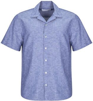 SELECTED HOMME gemêleerd regular fit overhemd SLHREGNEW medium blue denim - Foto 2