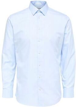 Selected Overhemd Lange Mouw 16080200 METHAN-LIGHT BLUE