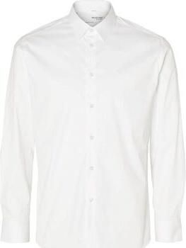 Selected Overhemd Lange Mouw 16090210 SLIMTRAVEL-BRIGHT WHITE