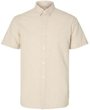 Selected Overhemd Lange Mouw 16092495 LINEN SHIRT SS-PURE CASHMERE - Foto 2
