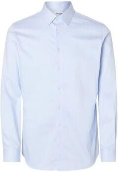 Selected Overhemd Lange Mouw 16092939 SLIM-PERFORMANCE-LIGHT BLUE MIXED WITH WHITE - Foto 11