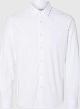 Selected Overhemd Lange Mouw 16094593 JERSEY SHIRT-BRIGHT WHITE