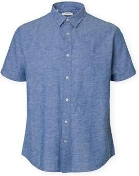 Selected Overhemd Lange Mouw Noos Reg-Sun Shirt Medium Blue Denim - Foto 2