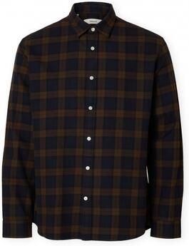Selected Overhemd Lange Mouw Noos Regnoah Shirt Demitasse Sky Captain