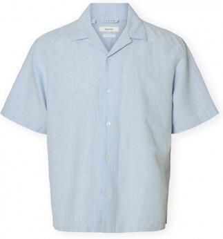 Selected Homme relaxed fit vrijetijdsoverhemd van mix van katoen en linnen model 'RLXCLAY' - Foto 3